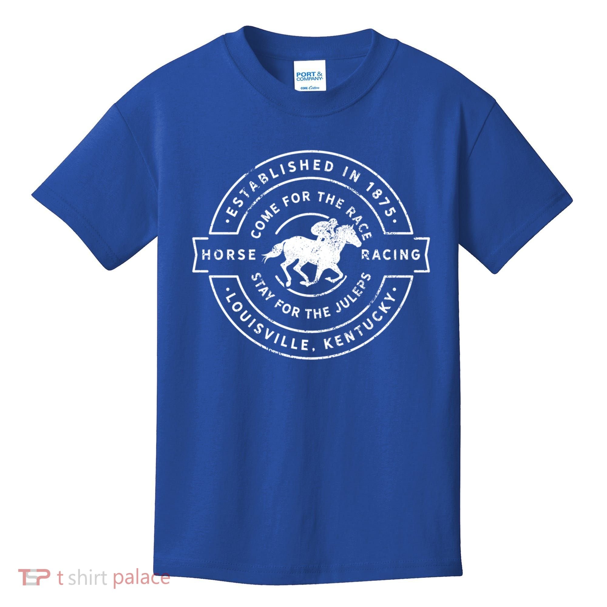Funny Derby Day Kentucky Horse Racing And Mint Juleps Gift Kids T-Shirt
