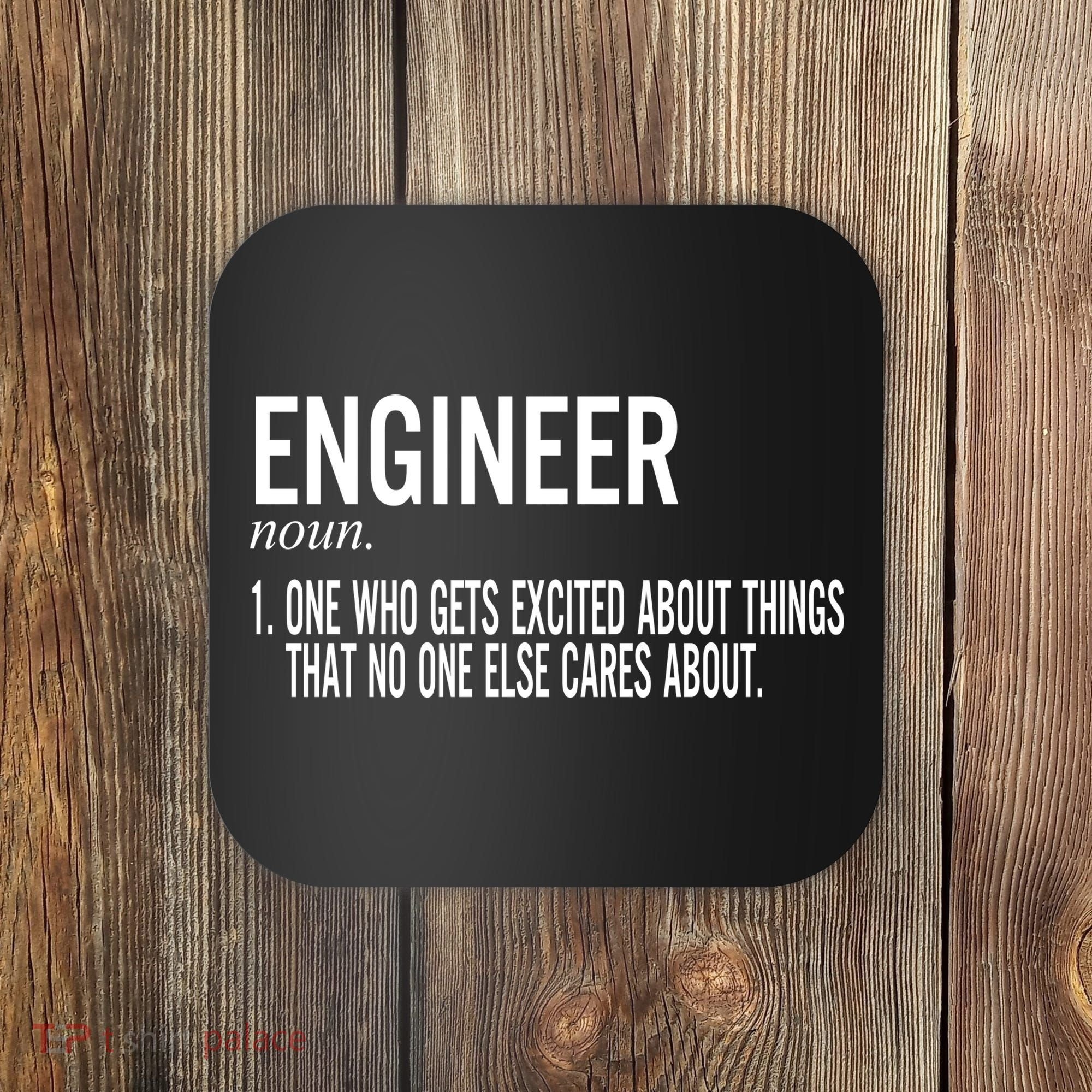 Father's Day Definition Of An Engineering Gifts For Engineers Gifts For Dad Fami Coaster