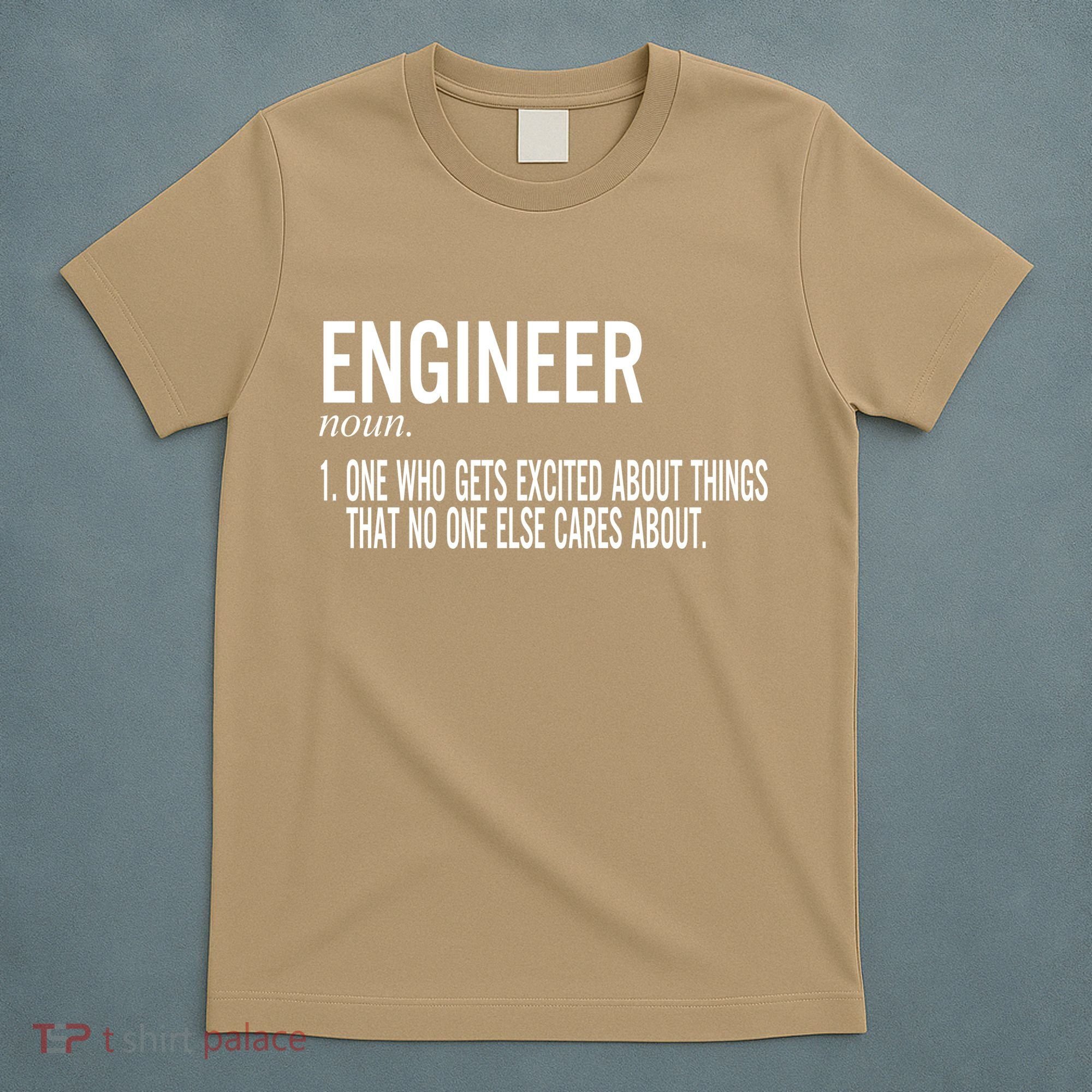 Father's Day Definition Of An Engineering Gifts For Engineers Gifts For Dad Fami T-Shirt