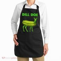 Funny Dill Doe Women Deer Green Dill Pickle Veggie Lover Apron thumb 2