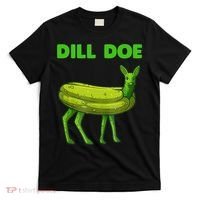 Funny Dill Doe Women Deer Green Dill Pickle Veggie Lover T-Shirt thumb 0