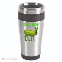 Funny Dill Doe Women Deer Green Dill Pickle Veggie Lover 16oz Travel Tumbler thumb 0
