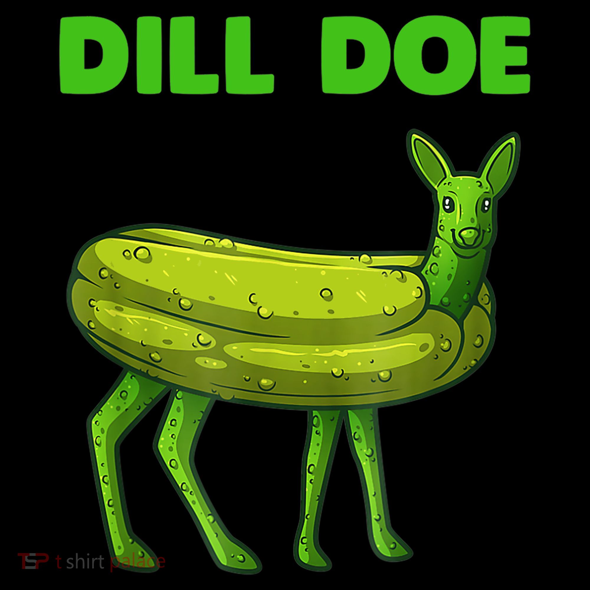 Funny Dill Doe Women Deer Green Dill Pickle Veggie Lover 16oz Travel Tumbler
