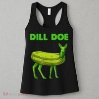 Funny Dill Doe Women Deer Green Dill Pickle Veggie Lover Women's Tank Top thumb 3
