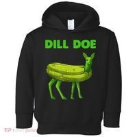Funny Dill Doe Women Deer Green Dill Pickle Veggie Lover Toddler Hoodie thumb 0