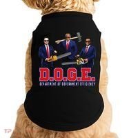 Funny D.O.G.E. (Department Of Government Efficiency) Doge Gift Doggie Tank thumb 0
