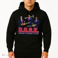 Funny D.O.G.E. (Department Of Government Efficiency) Doge Gift Hoodie thumb 2