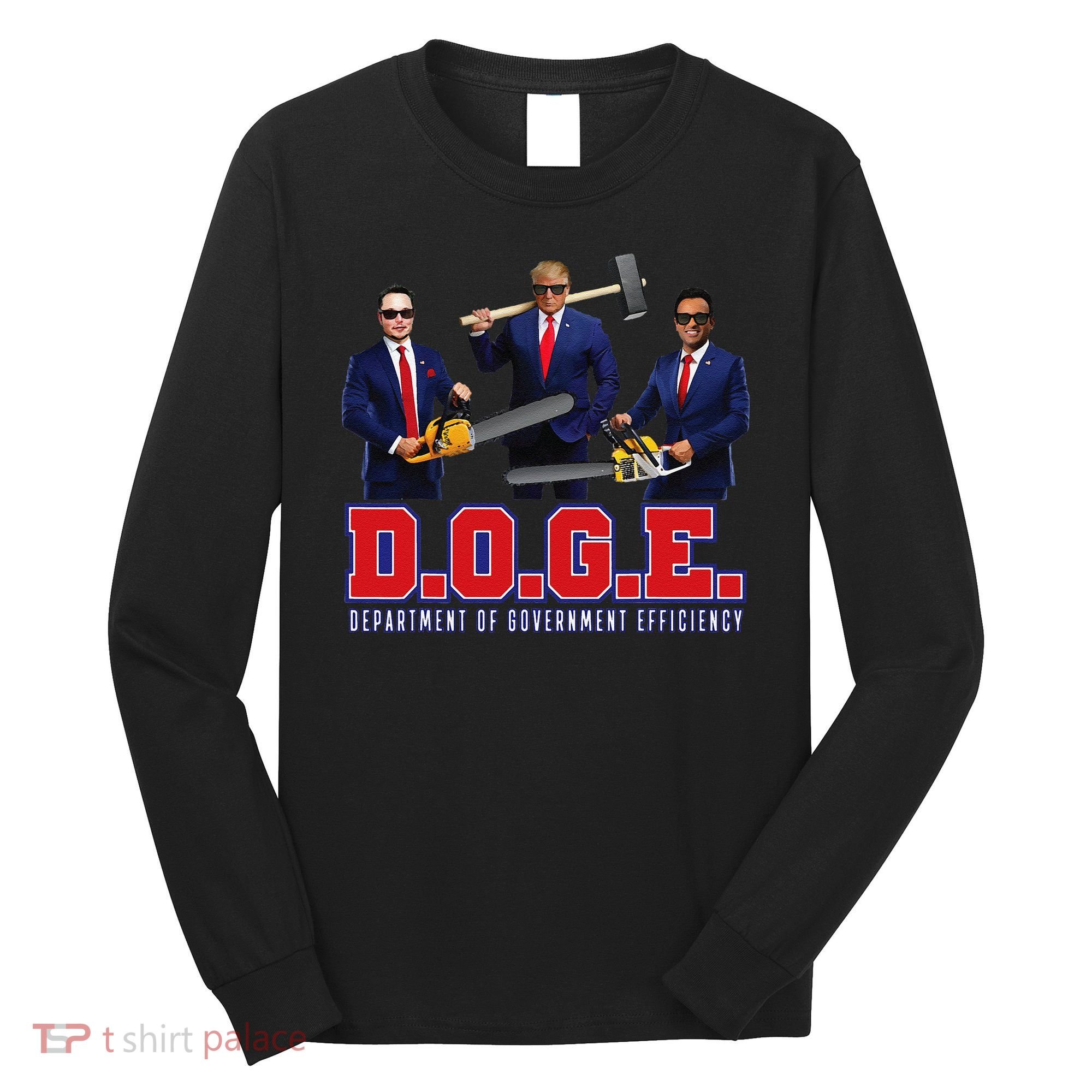 Funny D.O.G.E. (Department Of Government Efficiency) Doge Gift Long Sleeve Shirt