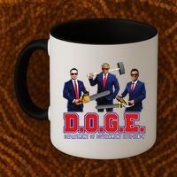 Funny D.O.G.E. (Department Of Government Efficiency) Doge Gift Coffee Mug thumb 2