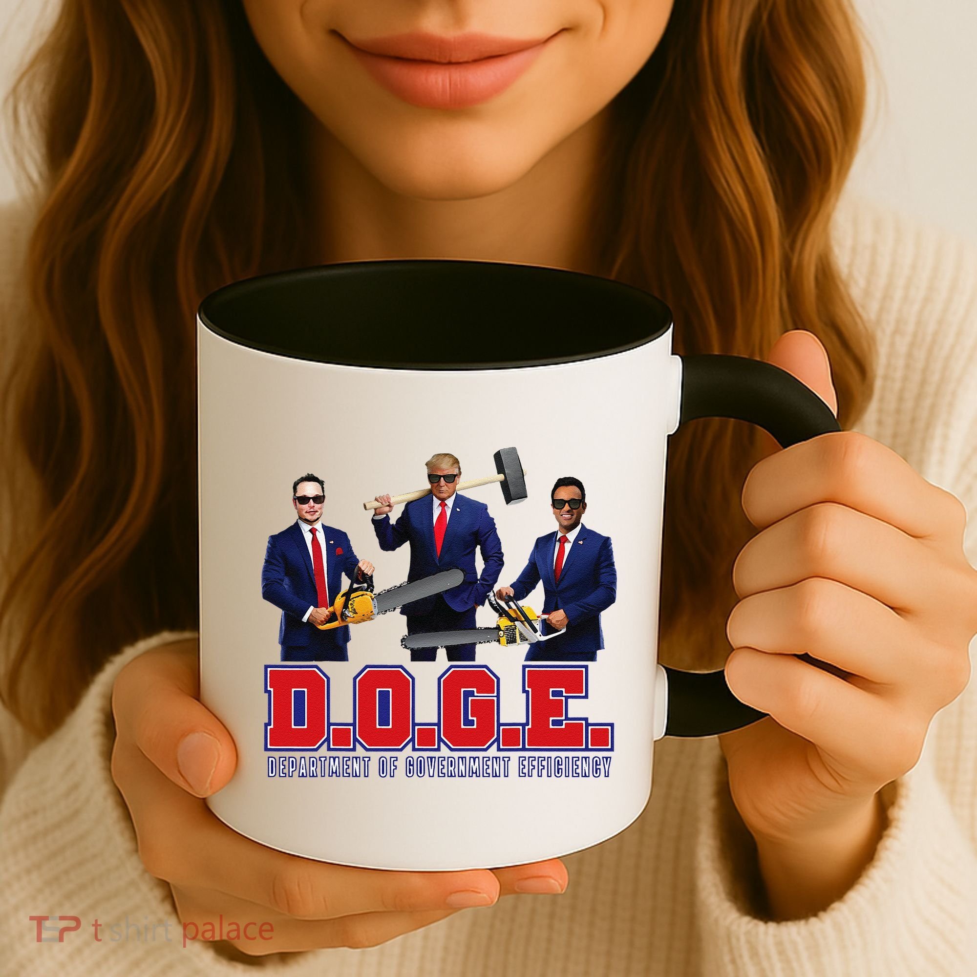 Funny D.O.G.E. (Department Of Government Efficiency) Doge Gift Coffee Mug