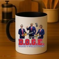 Funny D.O.G.E. (Department Of Government Efficiency) Doge Gift Coffee Mug thumb 4
