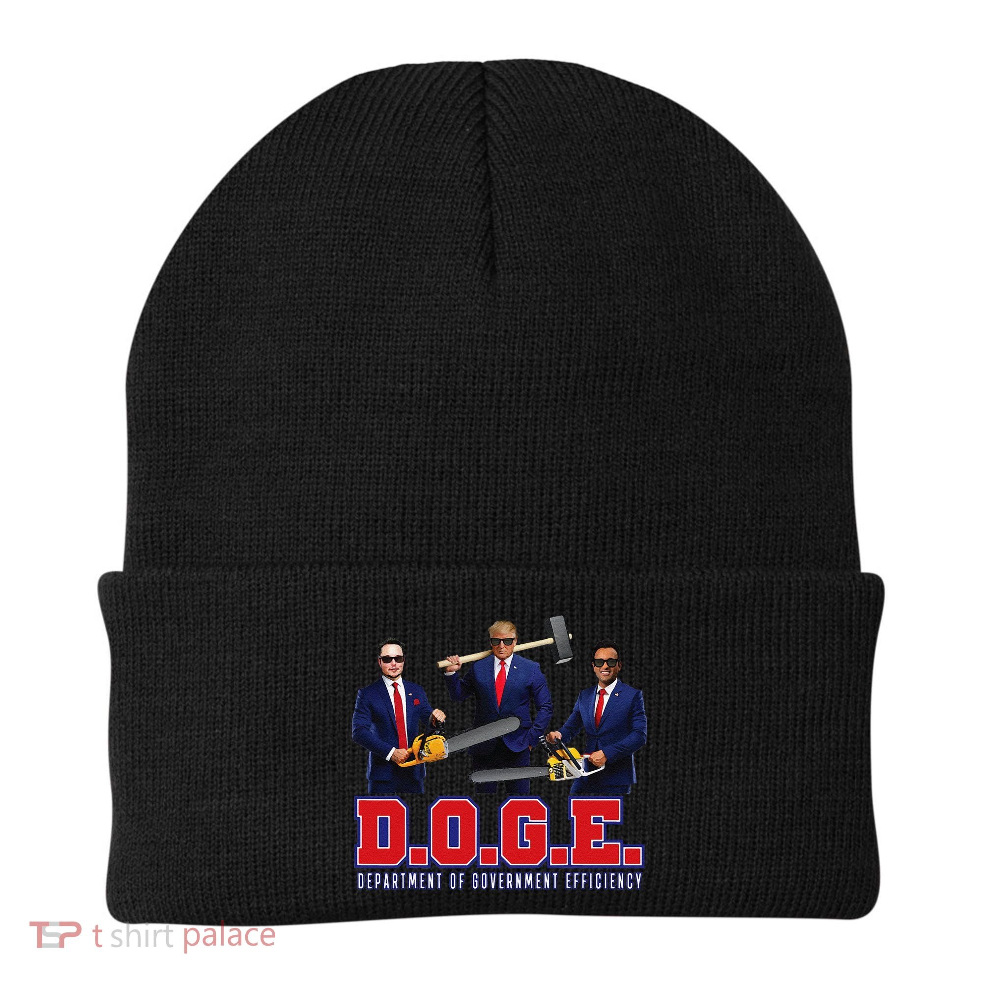 Funny D.O.G.E. (Department Of Government Efficiency) Doge Gift Beanie