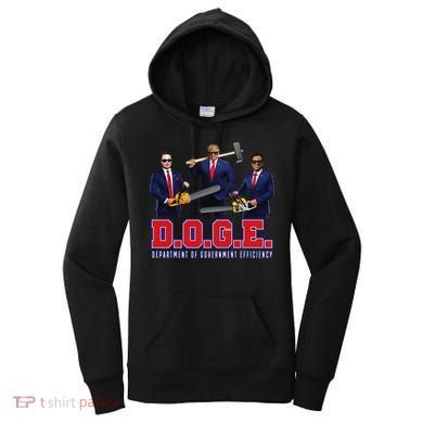 Funny D.O.G.E. (Department Of Government Efficiency) Doge Gift Women's Hoodie