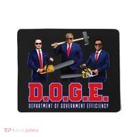 Funny D.O.G.E. (Department Of Government Efficiency) Doge Gift Mousepad thumb 0