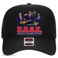Funny D.O.G.E. (Department Of Government Efficiency) Doge Gift Hat thumb 0