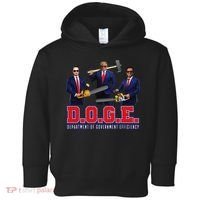 Funny D.O.G.E. (Department Of Government Efficiency) Doge Gift Toddler Hoodie thumb 0
