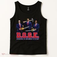 Funny D.O.G.E. (Department Of Government Efficiency) Doge Gift Tank Top thumb 2