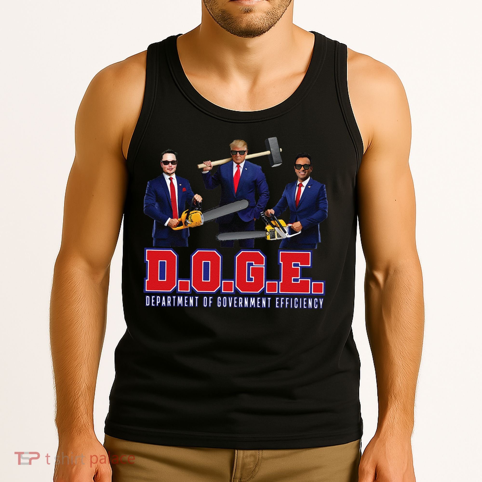Funny D.O.G.E. (Department Of Government Efficiency) Doge Gift Tank Top