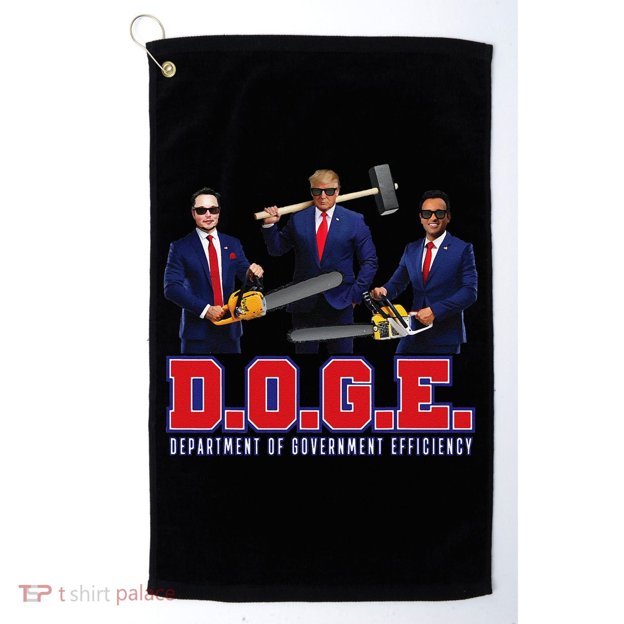 Funny D.O.G.E. (Department Of Government Efficiency) Doge Gift Golf Towel