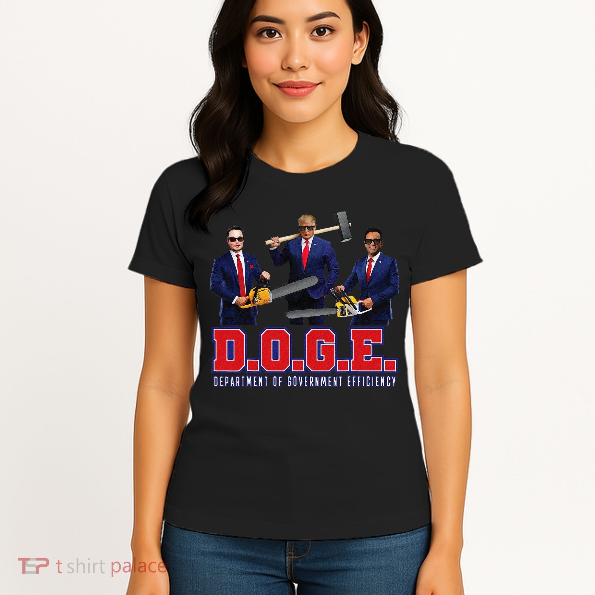 Funny D.O.G.E. (Department Of Government Efficiency) Doge Gift Women's T-Shirt
