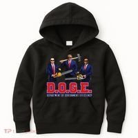 Funny D.O.G.E. (Department Of Government Efficiency) Doge Gift Kids Hoodie thumb 0