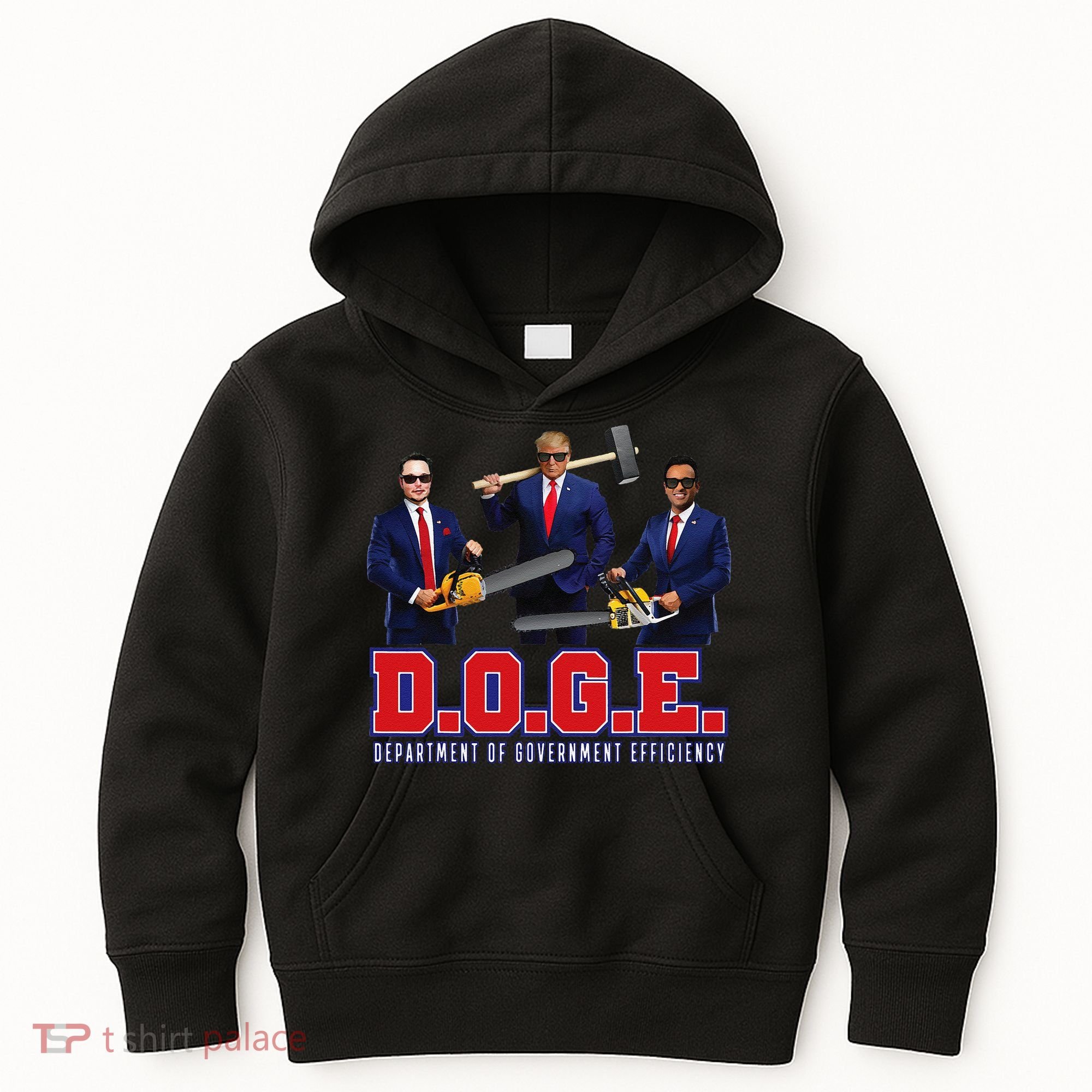 Funny D.O.G.E. (Department Of Government Efficiency) Doge Gift Kids Hoodie