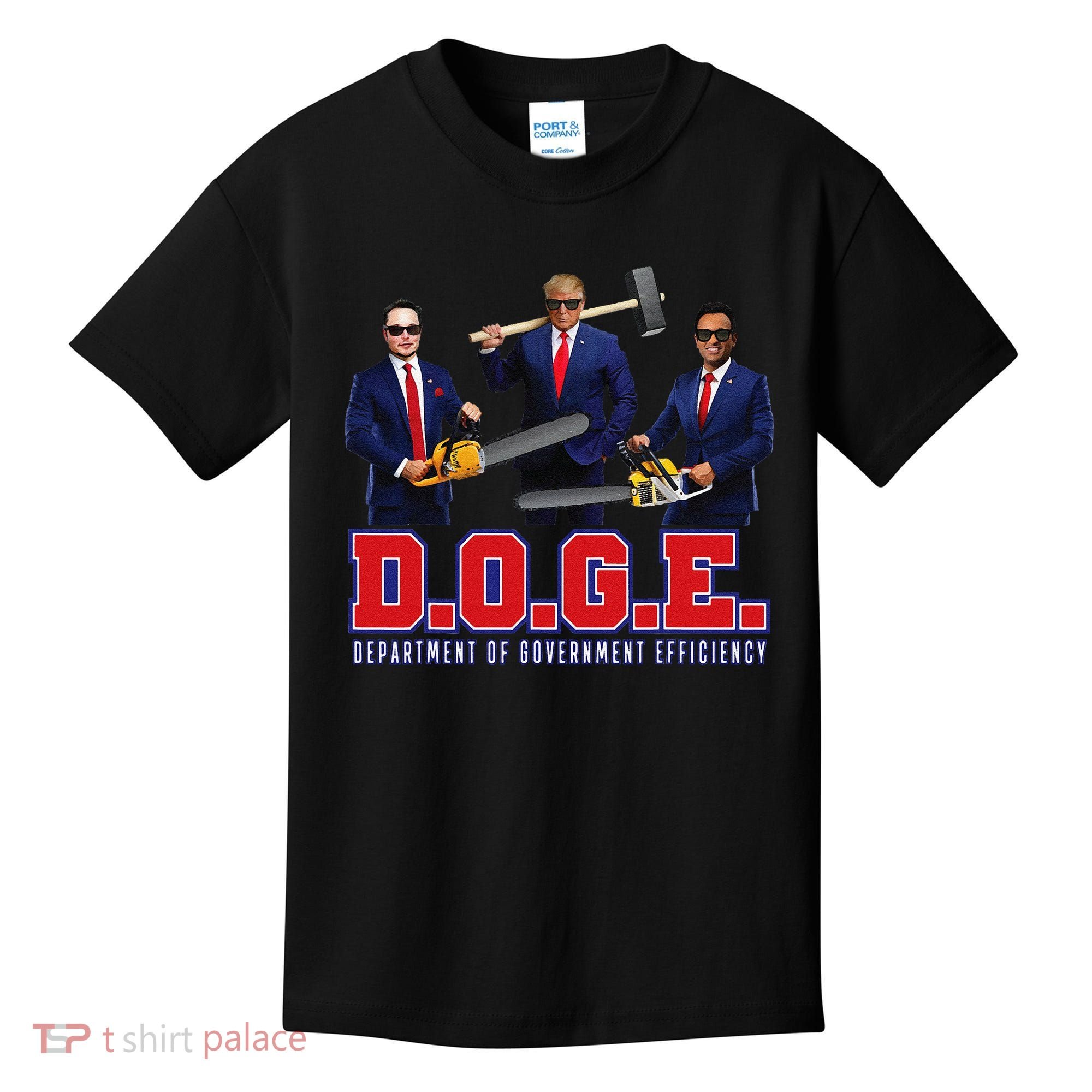 Funny D.O.G.E. (Department Of Government Efficiency) Doge Gift Kids T-Shirt