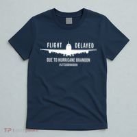 Flight Delayed Due To Hurricane Brandon #LetsGoBrandon T-Shirt thumb 5