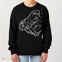 Funny Dog English Bulldog Women's Sweatshirt thumb 0