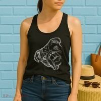 Funny Dog English Bulldog Women's Tank Top thumb 2