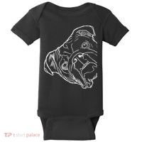Funny Dog English Bulldog Baby Bodysuit thumb 0