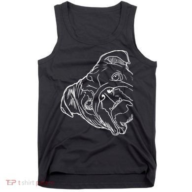 Funny Dog English Bulldog Tank Top