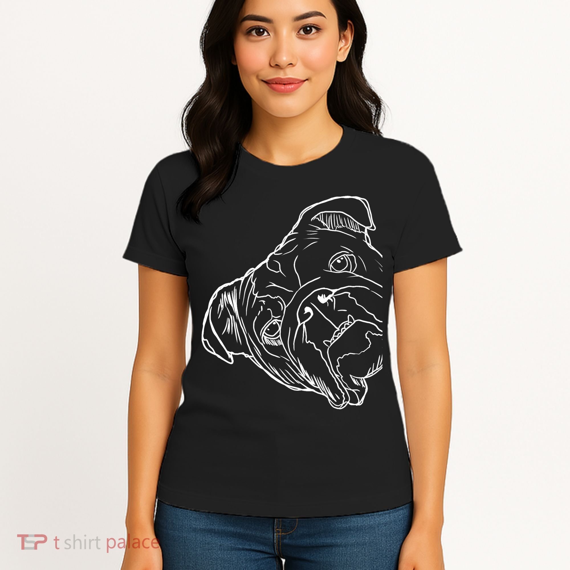 Funny Dog English Bulldog Women's T-Shirt