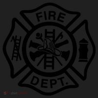 Fire Dept Emblem Badge Firefighter Logo Beanie thumb 2