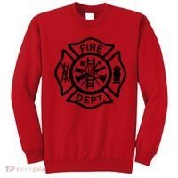 Fire Dept Emblem Badge Firefighter Logo Sweatshirt thumb 0