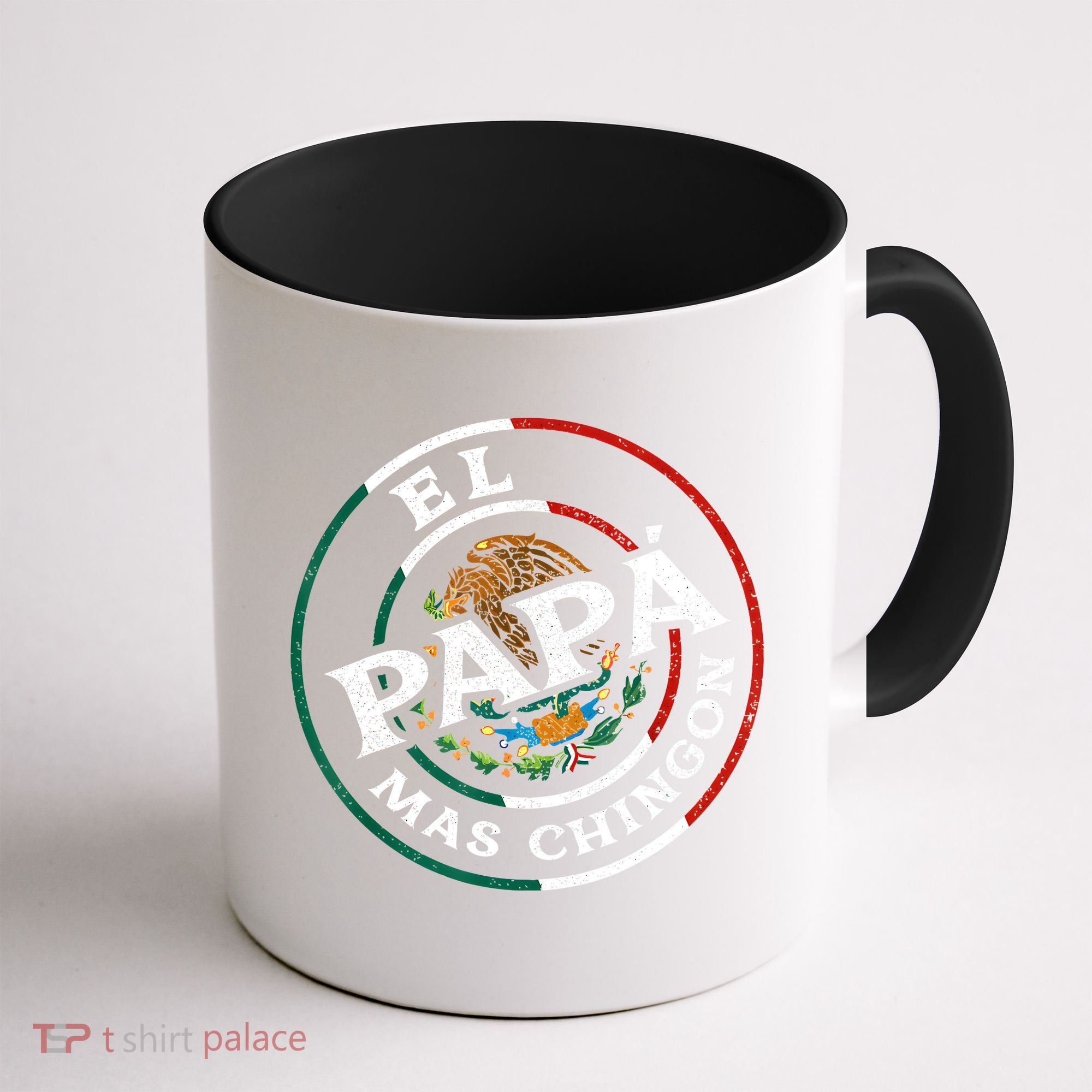 Fathers Day El Papa Mas Chingon Funny Mexican Dad Spanish Coffee Mug