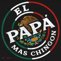 Fathers Day El Papa Mas Chingon Funny Mexican Dad Spanish Women's Hoodie thumb 2