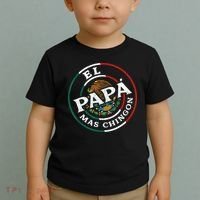 Fathers Day El Papa Mas Chingon Funny Mexican Dad Spanish Toddler T-Shirt thumb 2
