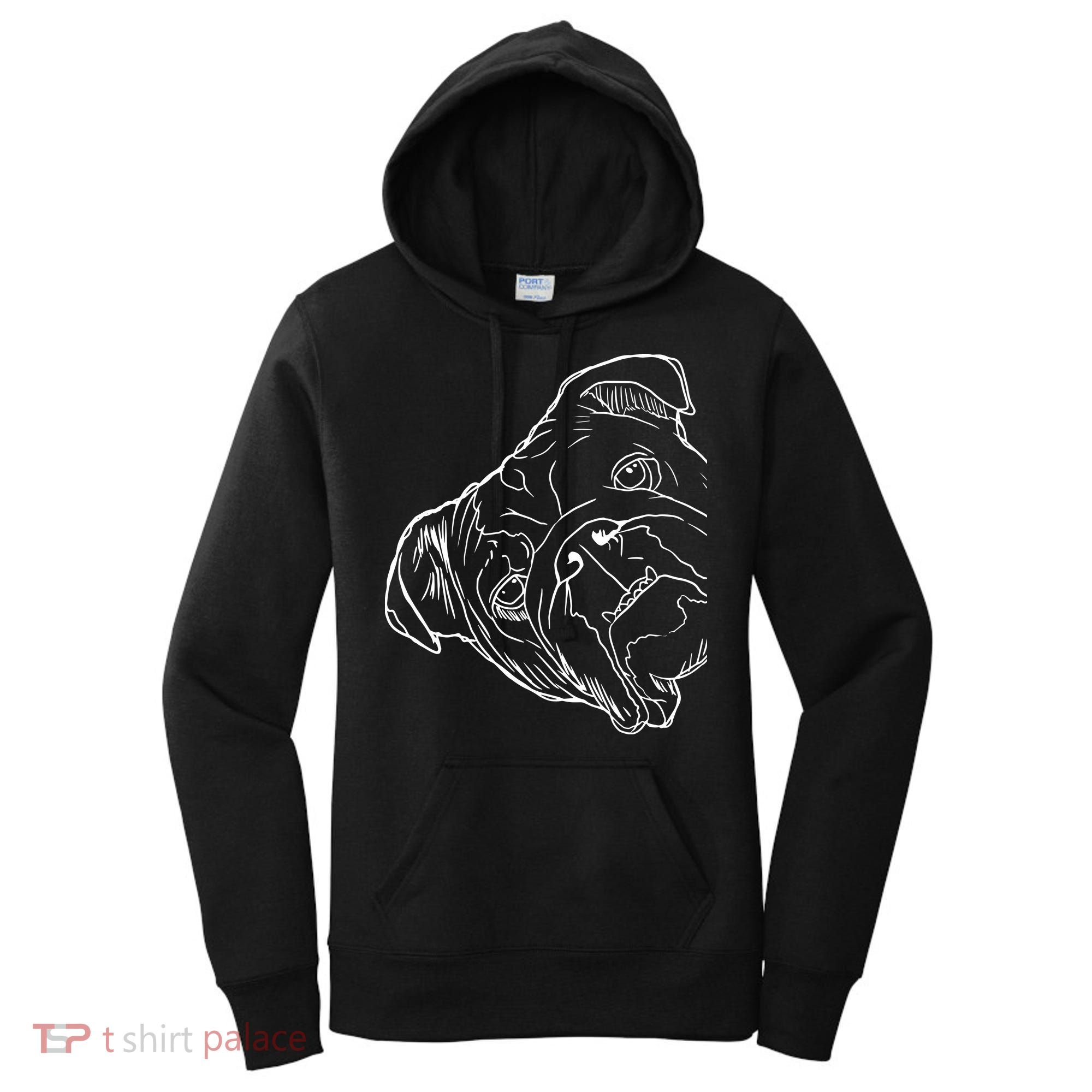 Funny Dog English Bulldog Women's Hoodie
