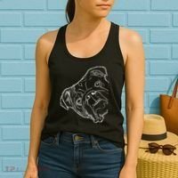 Funny Dog English Bulldog Women's Tank Top thumb 2