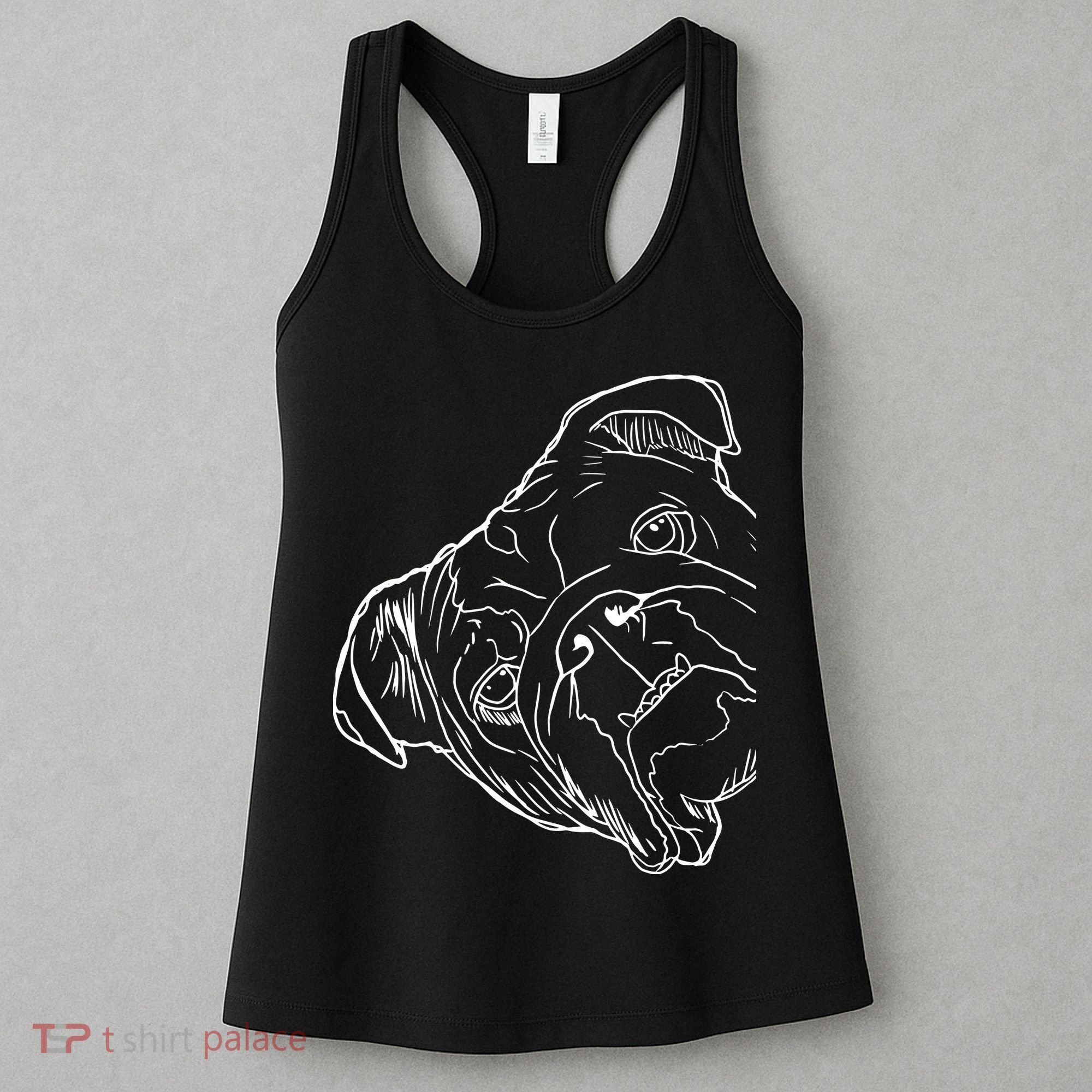 Funny Dog English Bulldog Women's Tank Top
