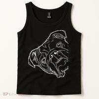 Funny Dog English Bulldog Tank Top thumb 2