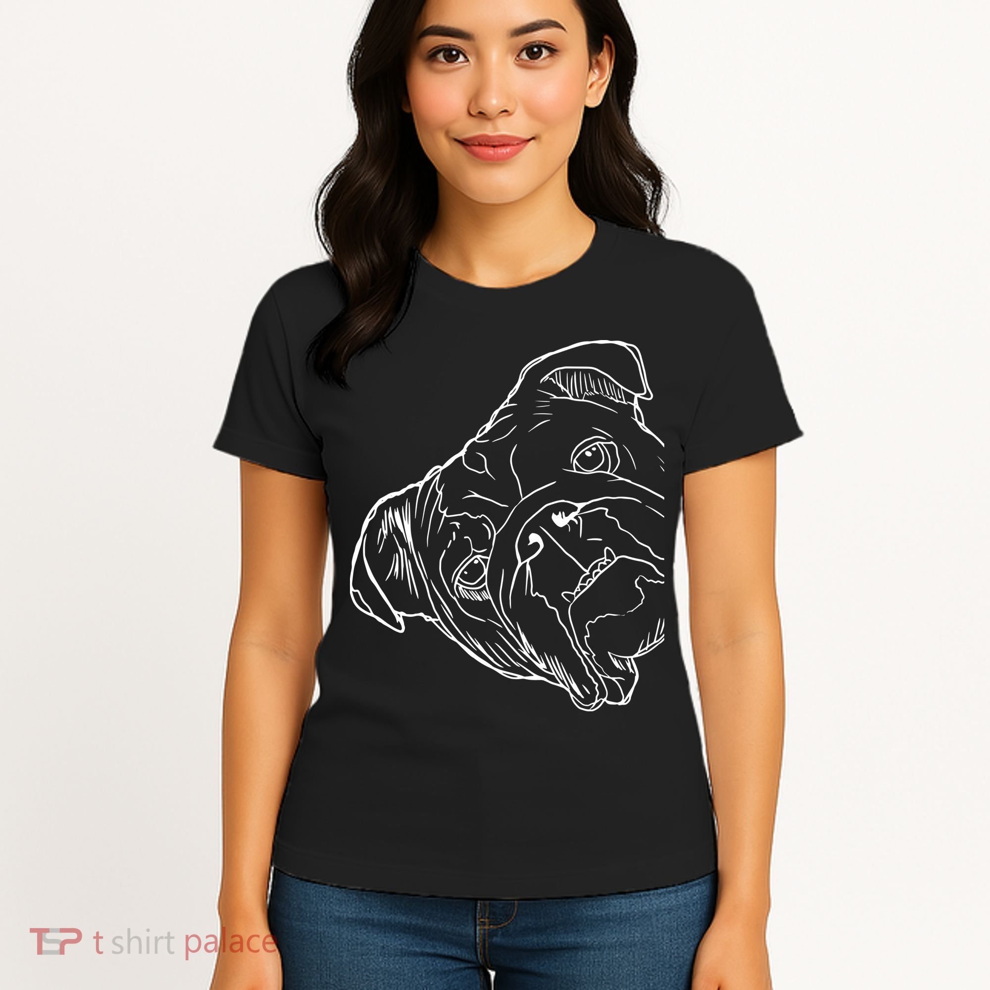 Funny Dog English Bulldog Women's T-Shirt