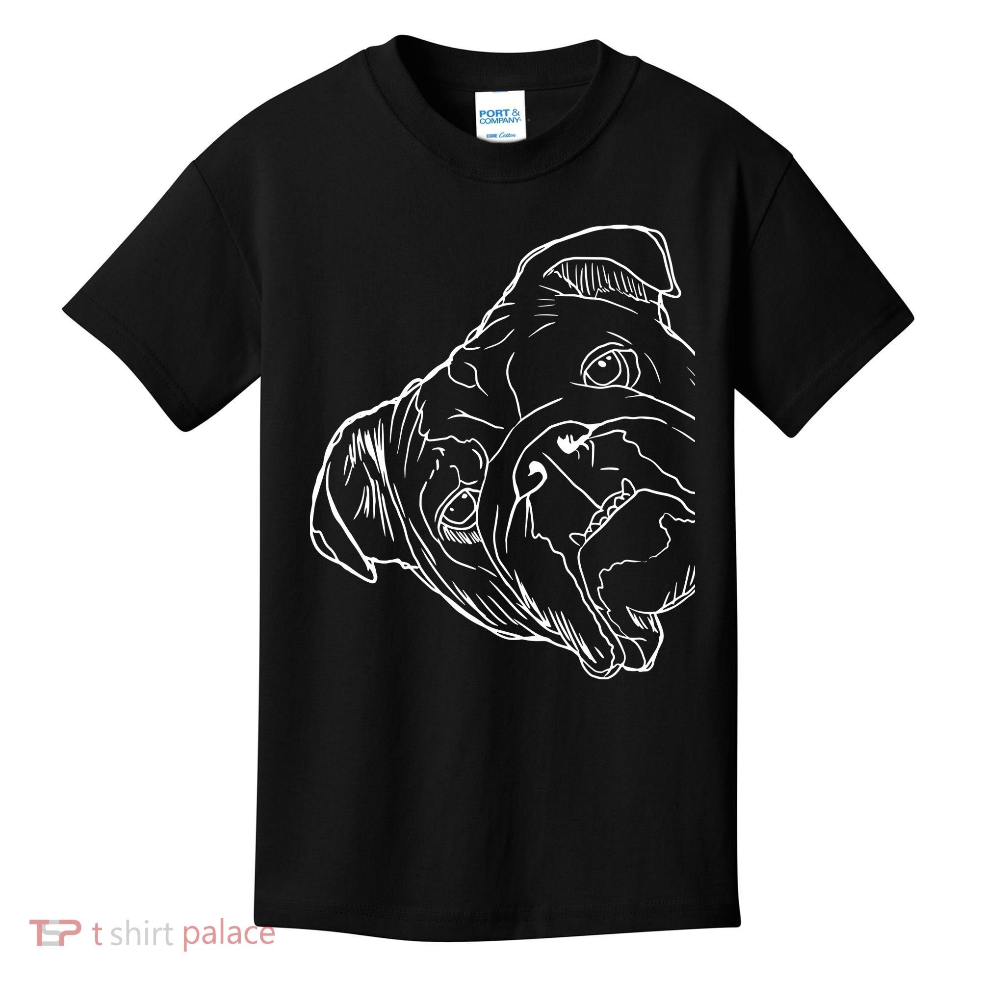 Funny Dog English Bulldog Kids T-Shirt
