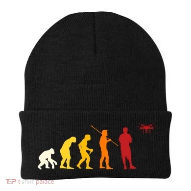 Funny Drone Fyling Evolution Design Drone Pilot Cute Gift Beanie