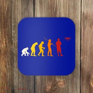 Funny Drone Fyling Evolution Design Drone Pilot Cute Gift Coaster