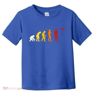 Funny Drone Fyling Evolution Design Drone Pilot Cute Gift Toddler T-Shirt