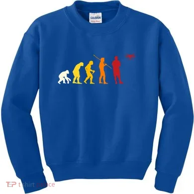 Funny Drone Fyling Evolution Design Drone Pilot Cute Gift Kids Sweatshirt