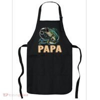 Fathers Day Funny Fisherman Reel Cool Papa Fishing Lover Apron thumb 0