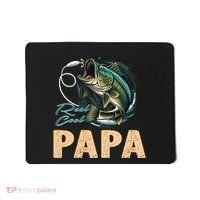 Fathers Day Funny Fisherman Reel Cool Papa Fishing Lover Mousepad thumb 0
